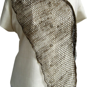 Châle de pêcheur noué à la main